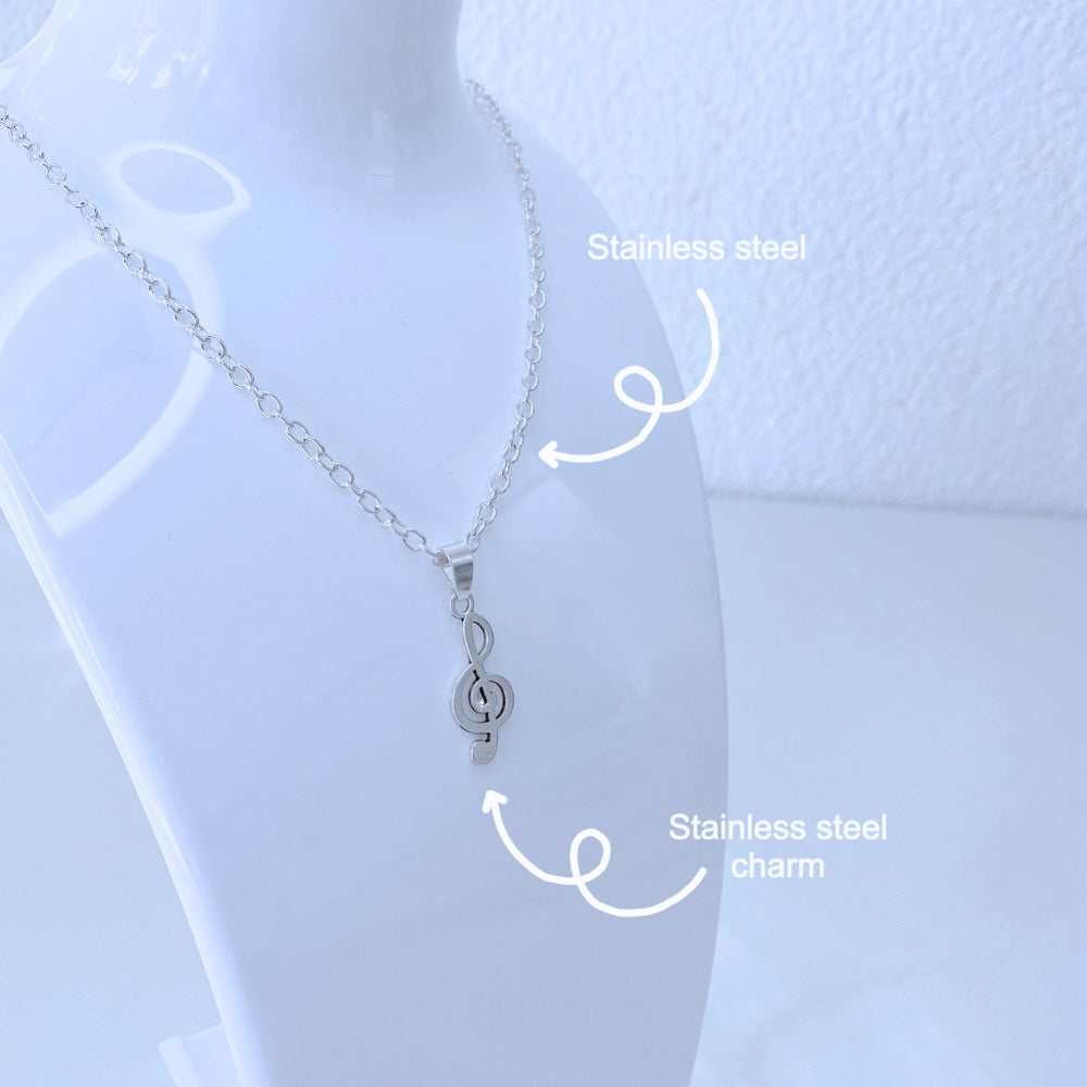 Treble Clef Necklace