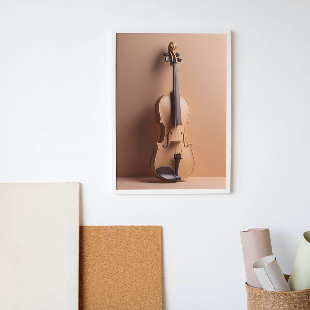 Violin Poster - Minimalistic 2