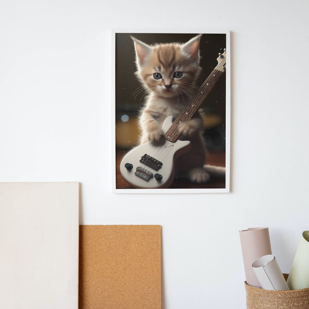 Guitar Poster - Animal 3