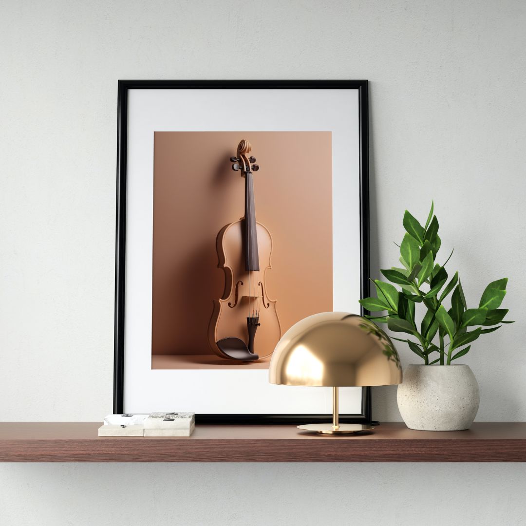 Violin Poster - Minimalistic 2