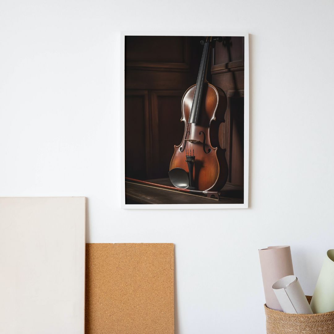 Violin Poster - Minimalistic 1