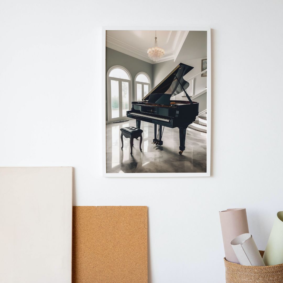 Piano Poster - Minimalistic 6