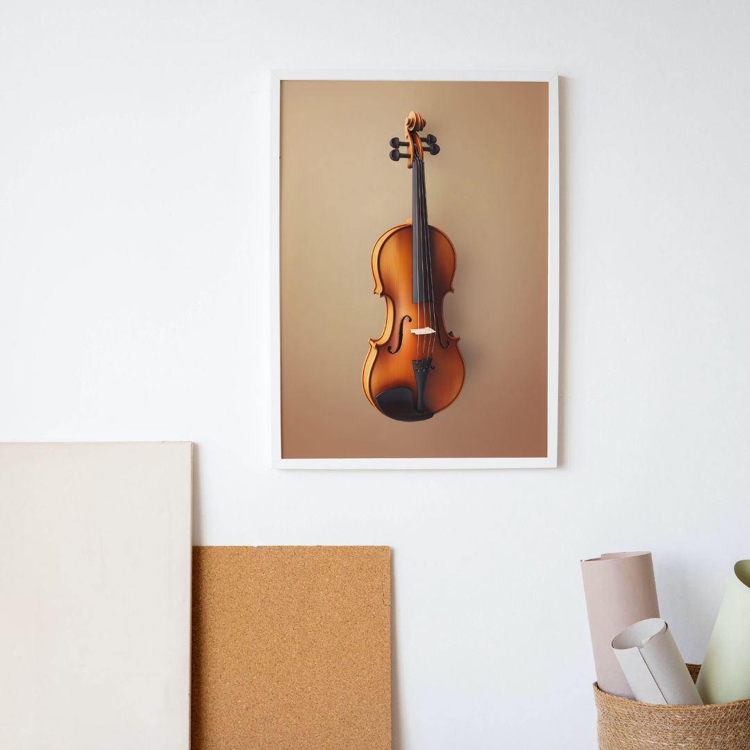 Violin Poster - Minimalistic 5