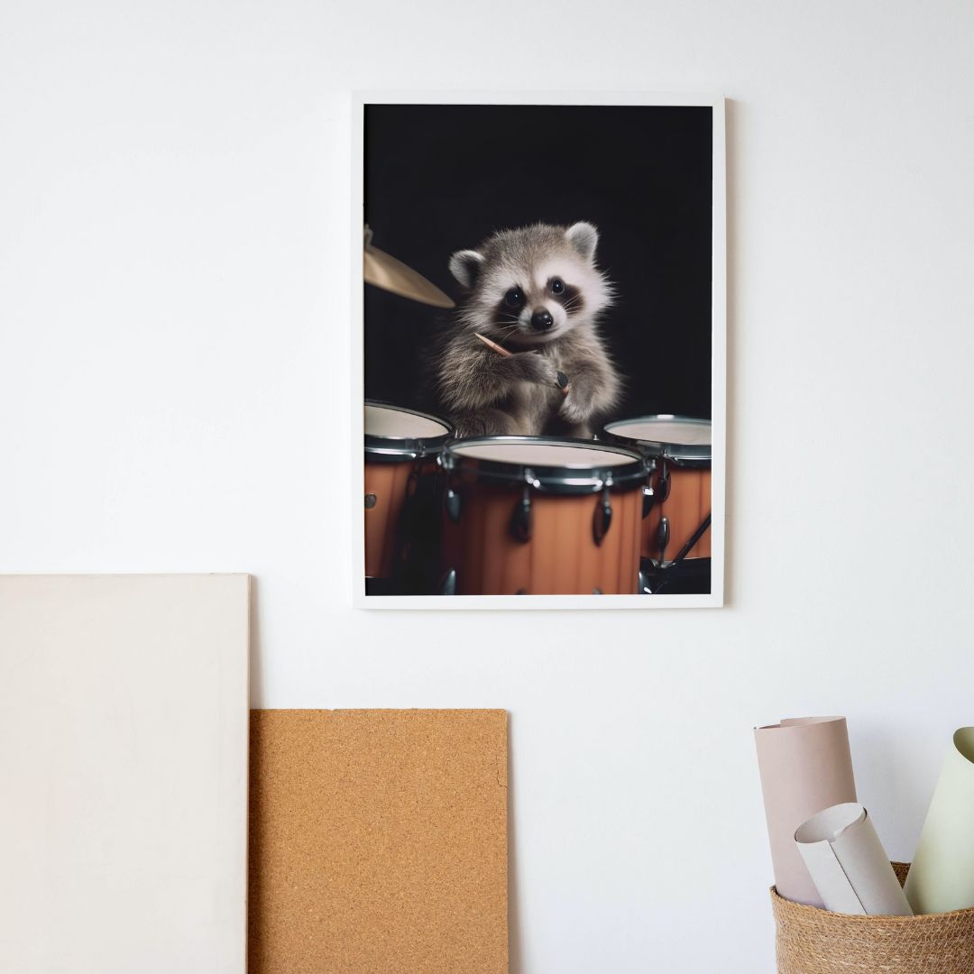 Drums Poster - Animal 5