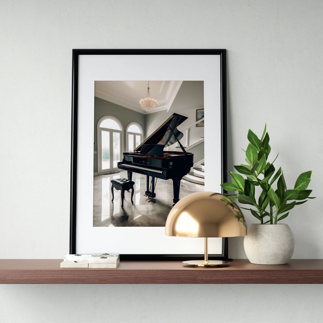 Piano Poster - Minimalistic 1