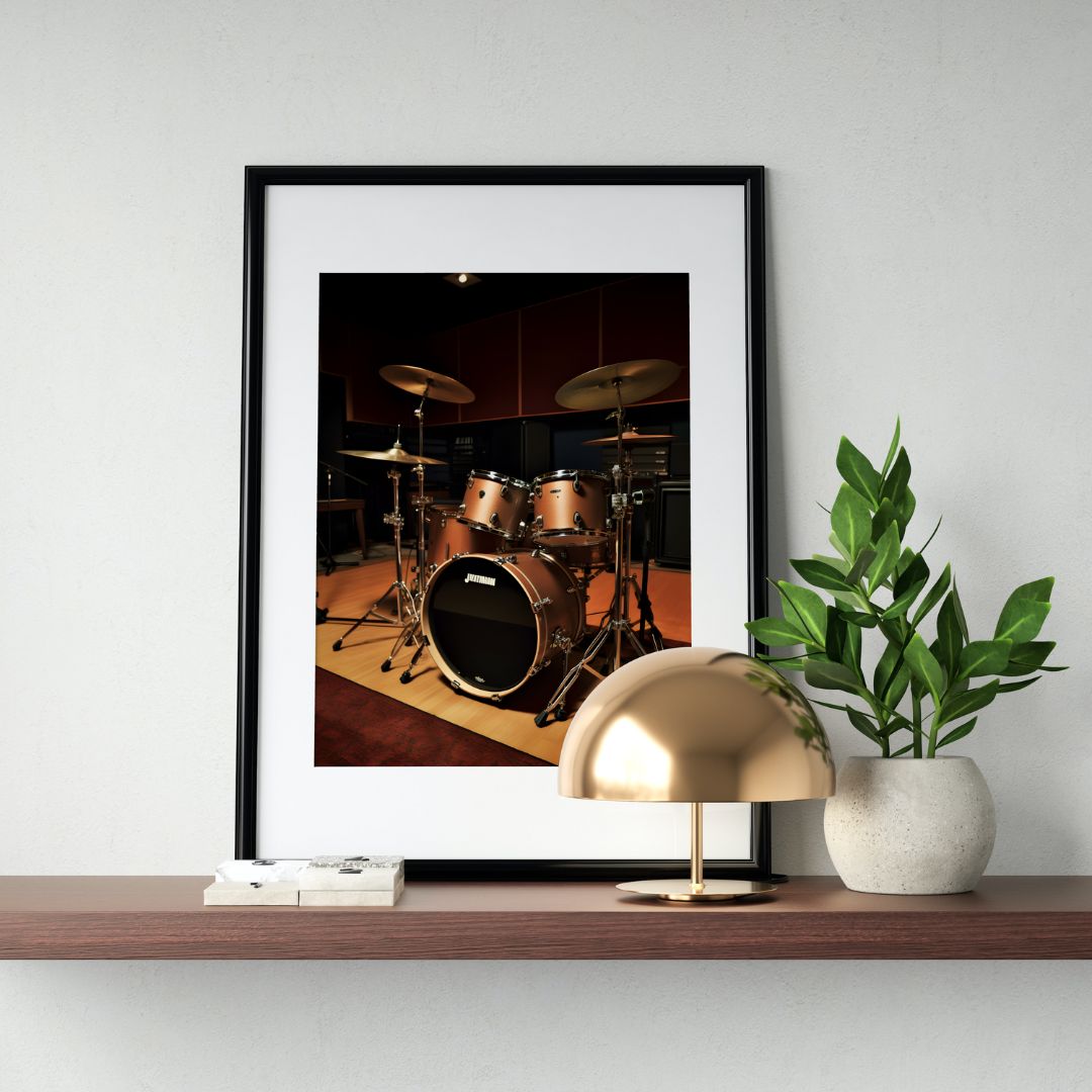 Drums Poster - Minimalistic 5