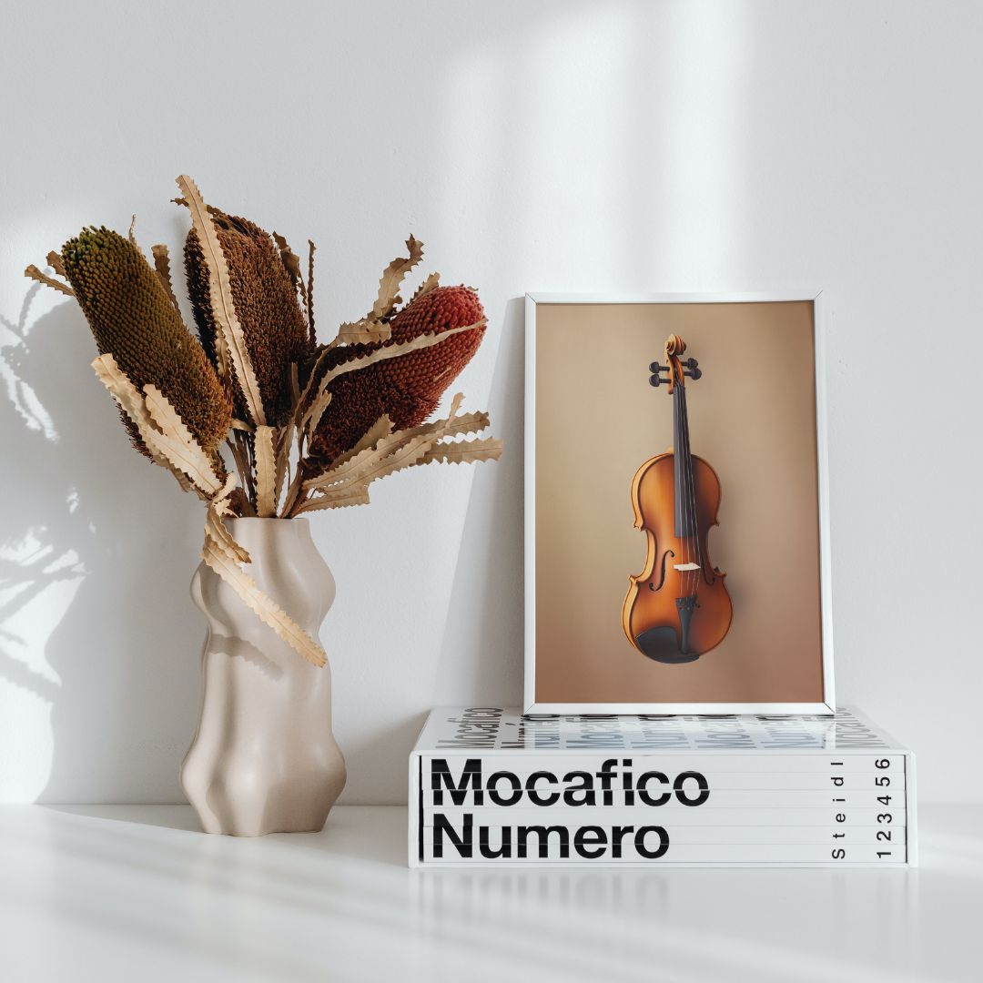 Violin Poster - Minimalistic 5