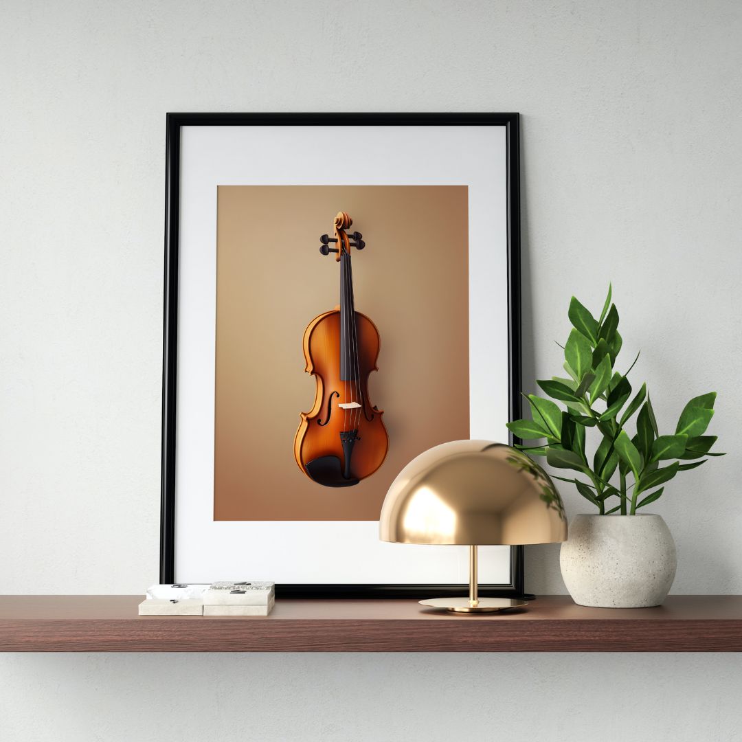 Violin Poster - Minimalistic 5