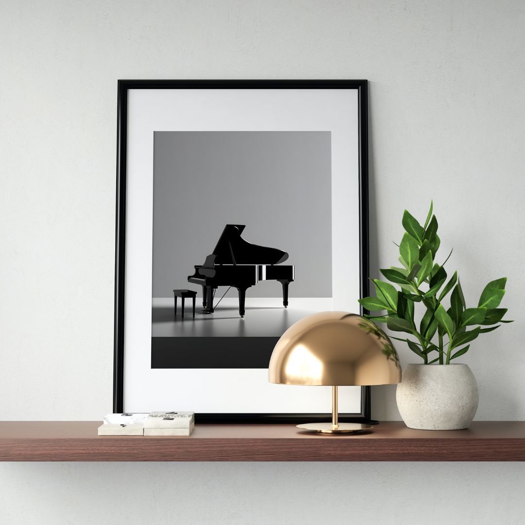 Piano Poster - Minimalistic 5