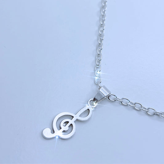 Treble Clef Necklace