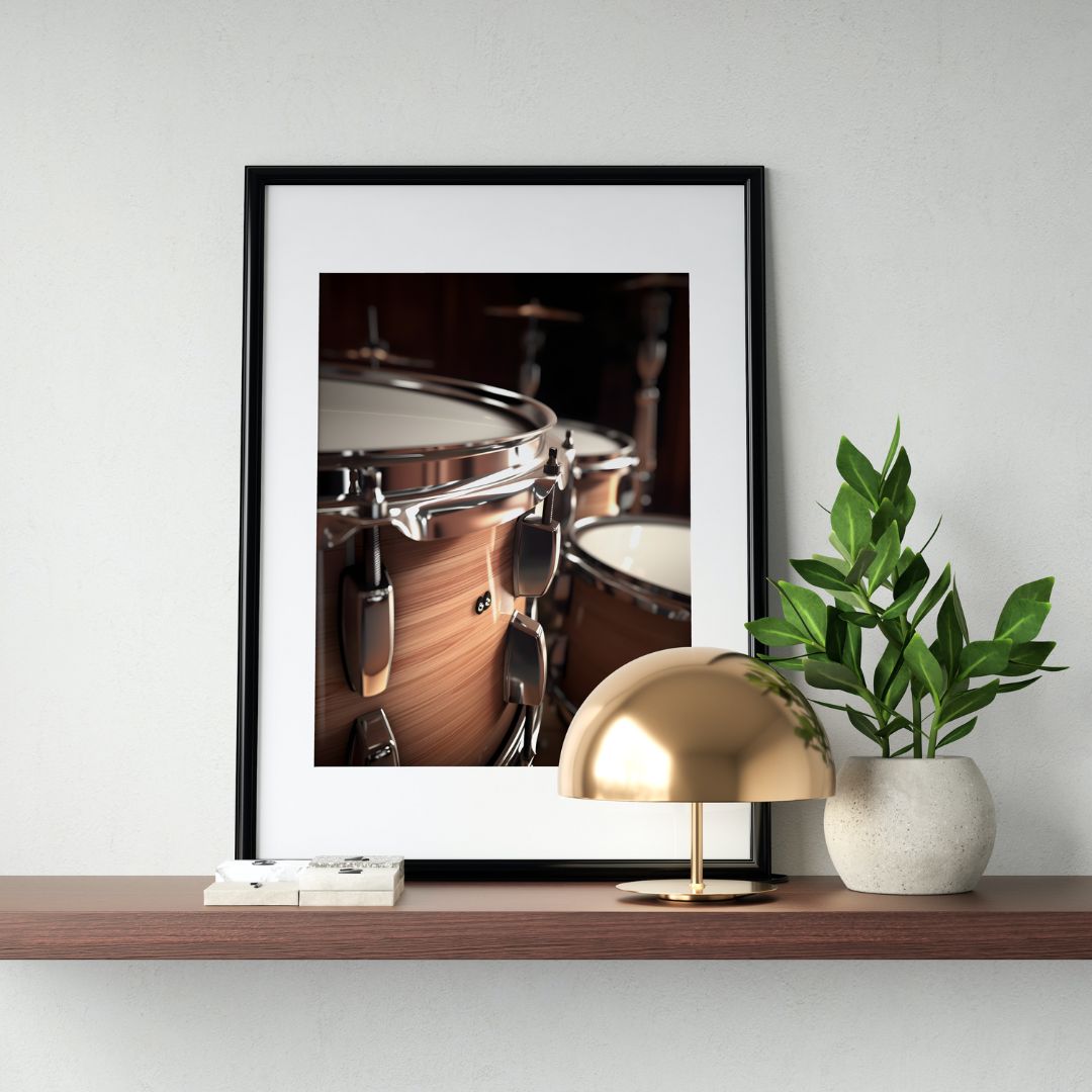 Drums Poster - Minimalistic 4