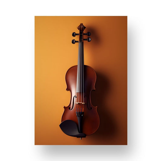 Violin Poster - Minimalistic 3