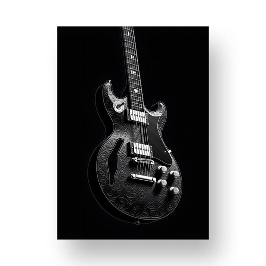 Guitar Poster - Minimalistic 3