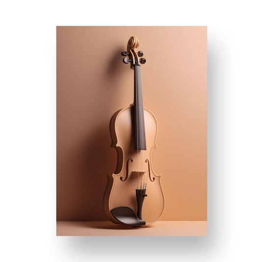 Violin Poster - Minimalistic 2