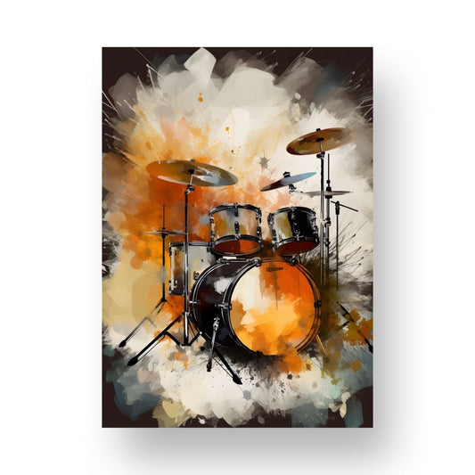 Drums Poster - Abstract 1