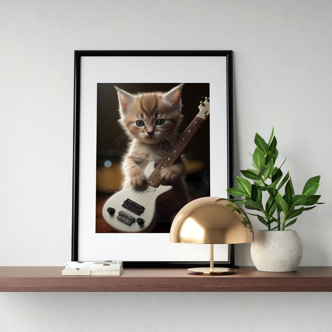 Guitar Poster - Animal 3