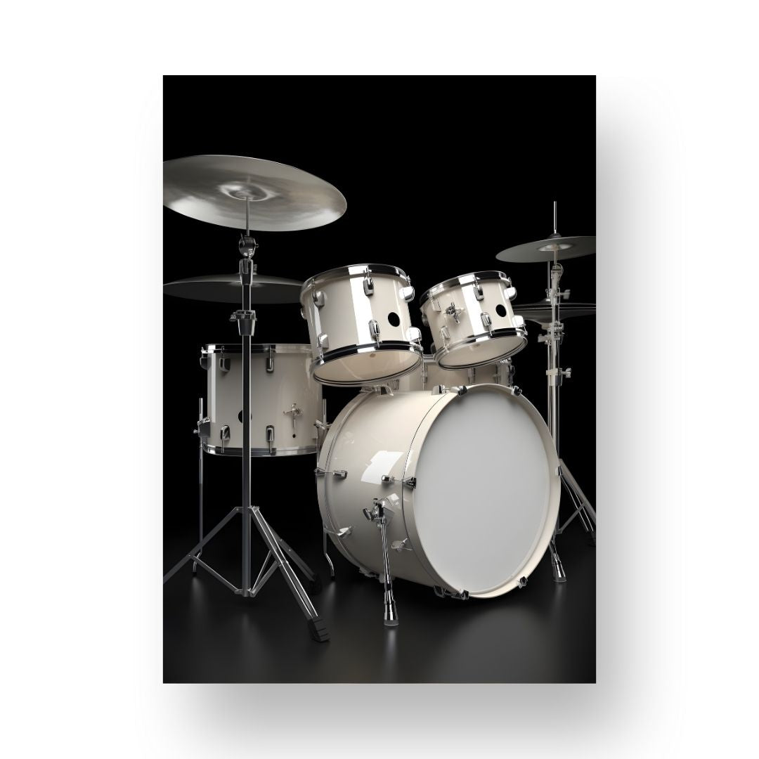 Drums Poster - Minimalistic 1