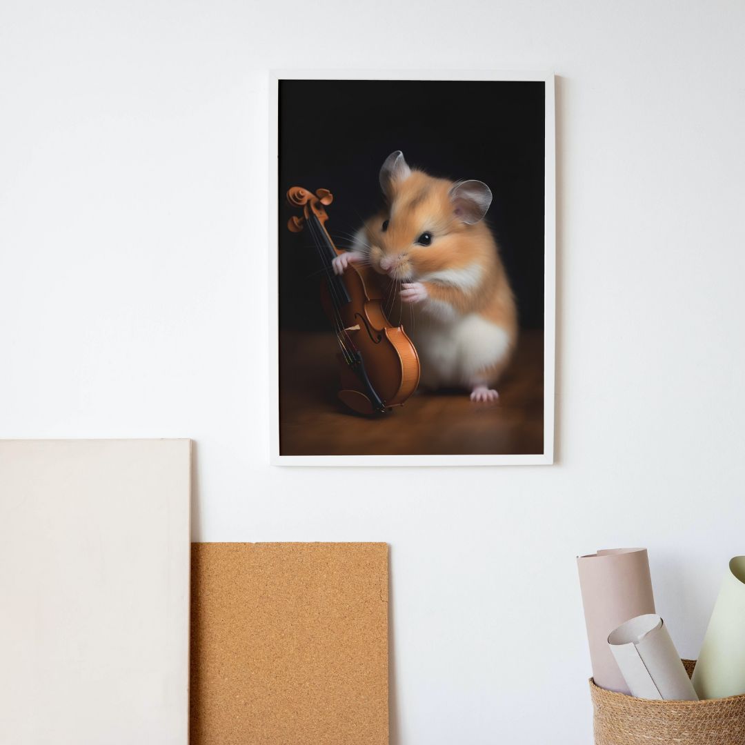 Violin Poster - Animal 2