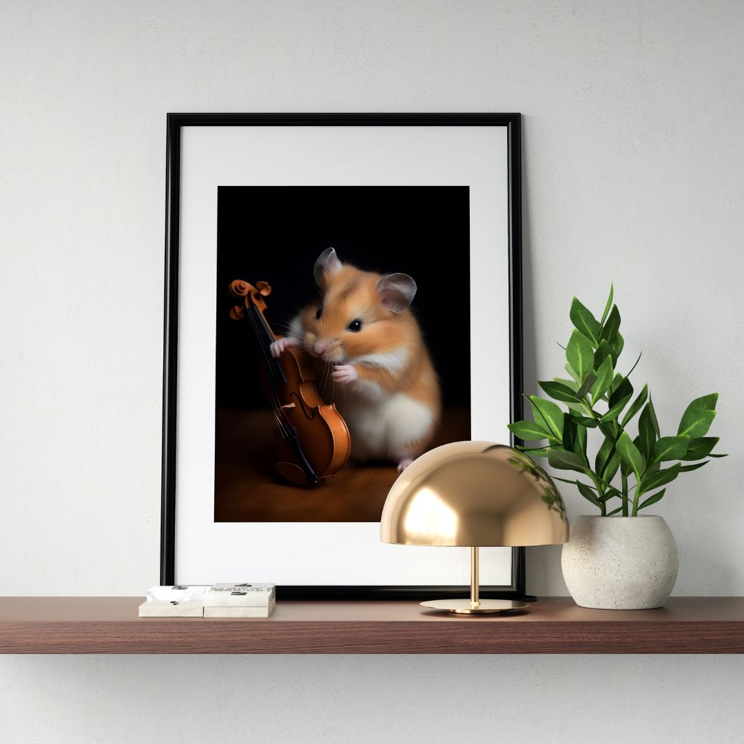 Violin Poster - Animal 2