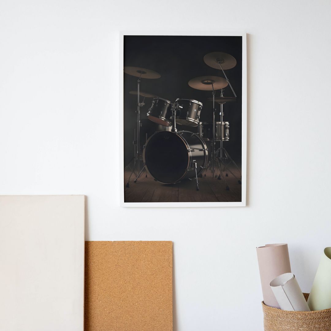 Drums Poster - Minimalistic 2