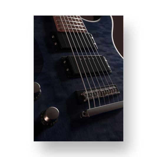 Guitar Poster - Minimalistic 7