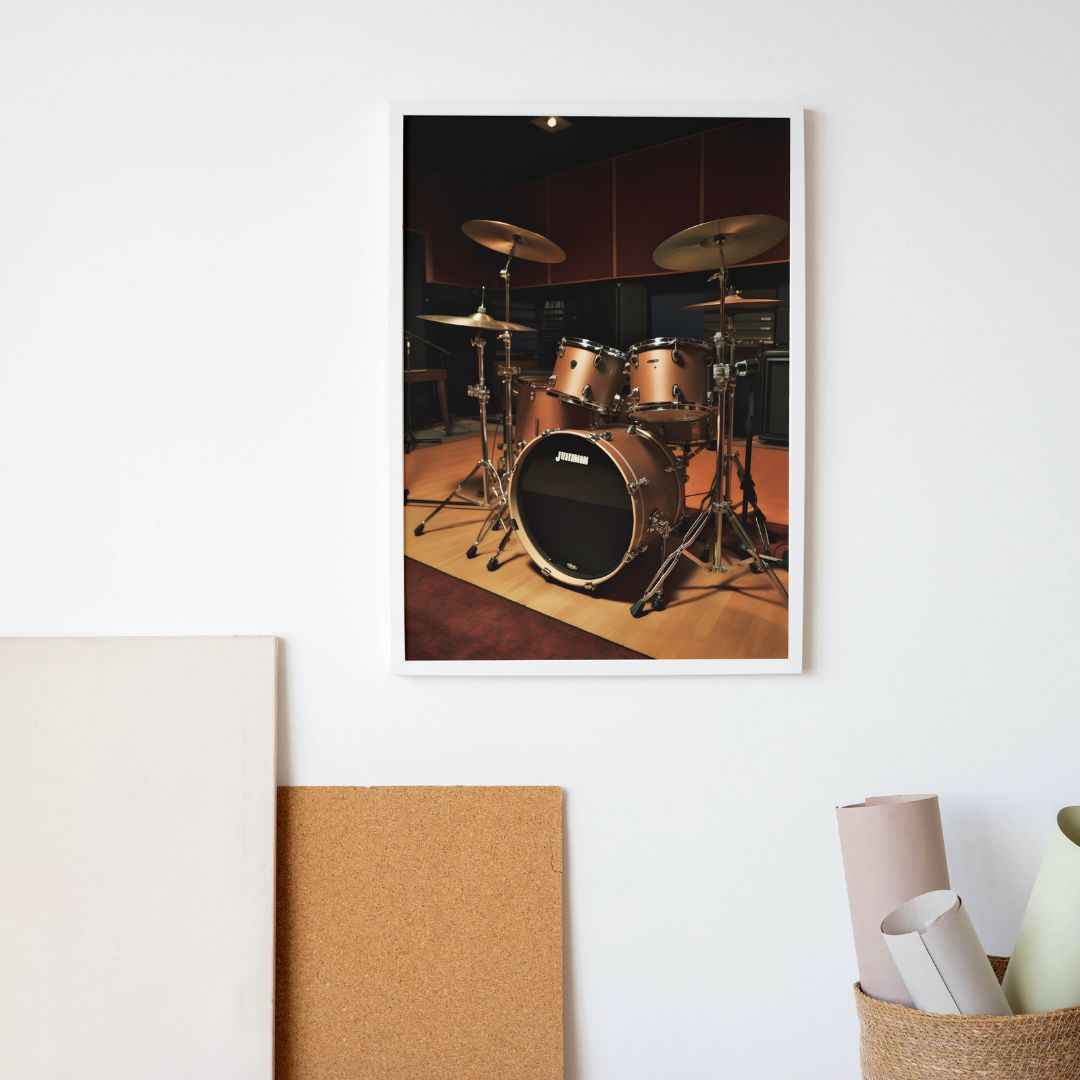 Drums Poster - Minimalistic 5