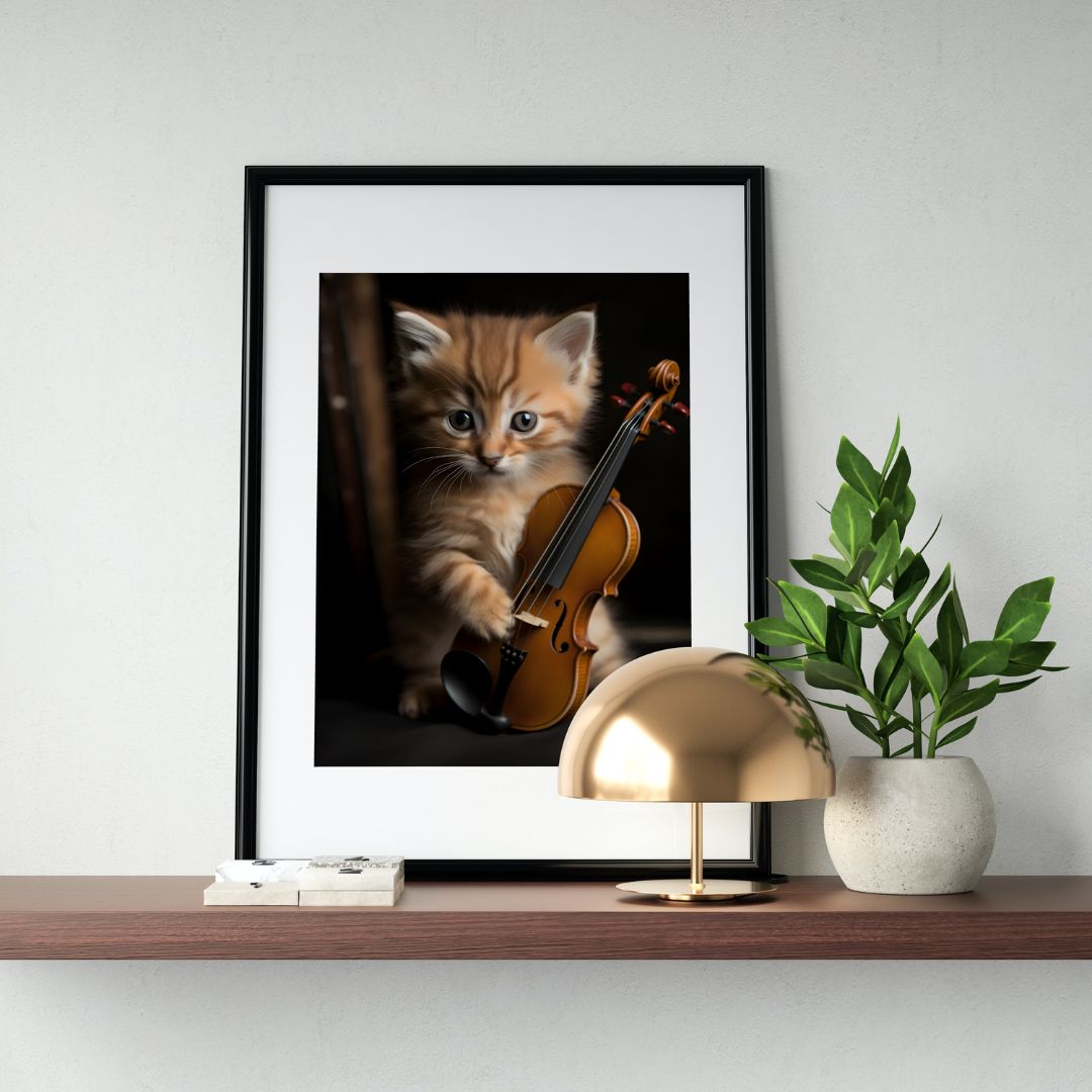 Violin Poster - Animal 7