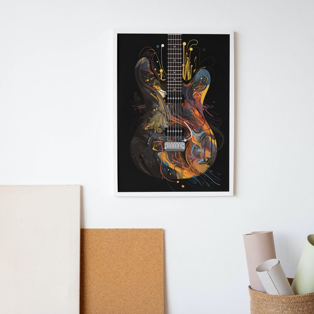 Guitar Poster - Abstract 1