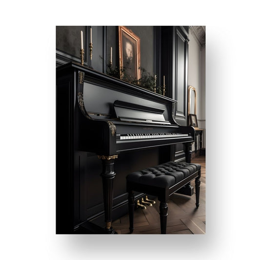 Piano Poster - Minimalistic 2