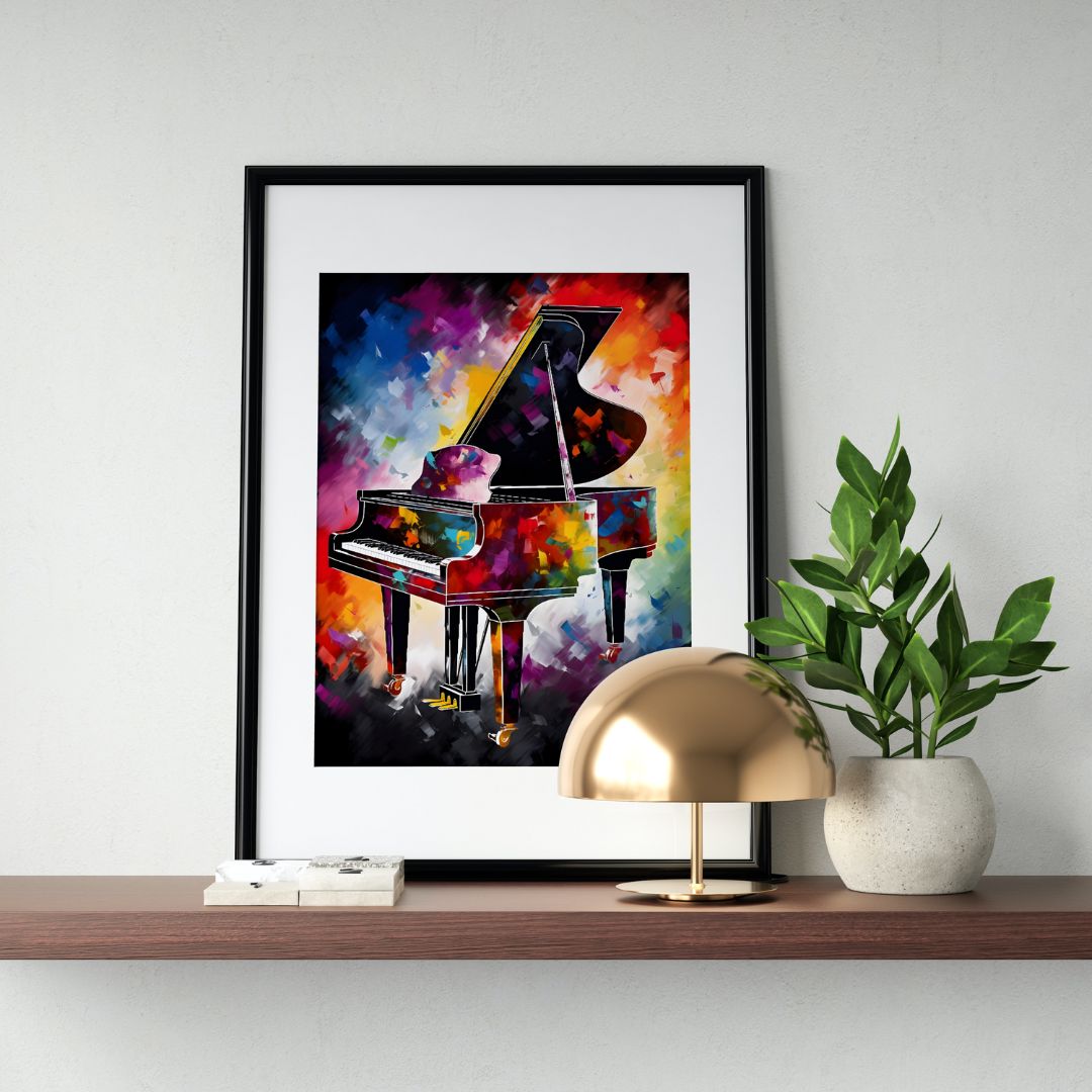 Piano Poster - Abstract 6