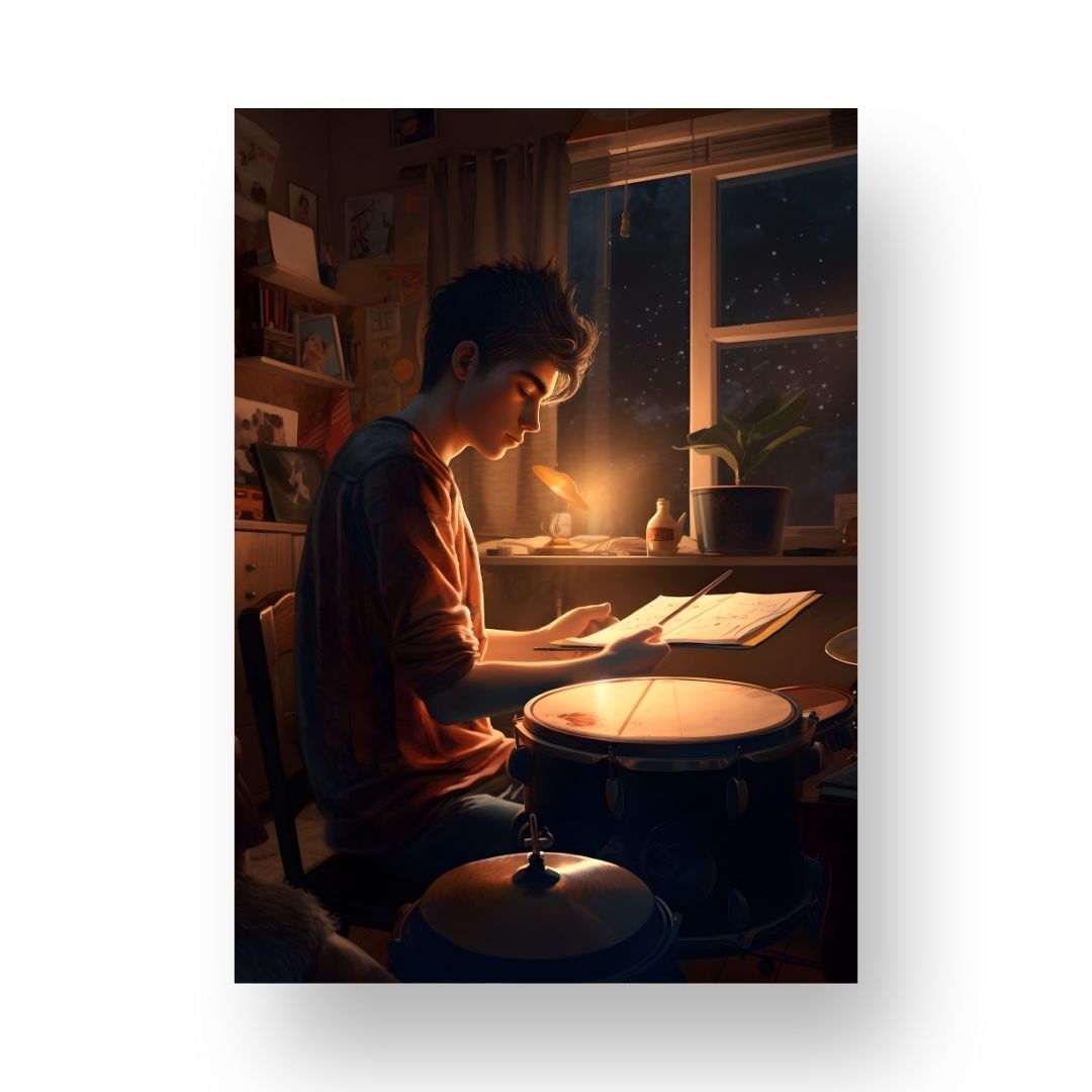 Drums Poster - Realistic 1