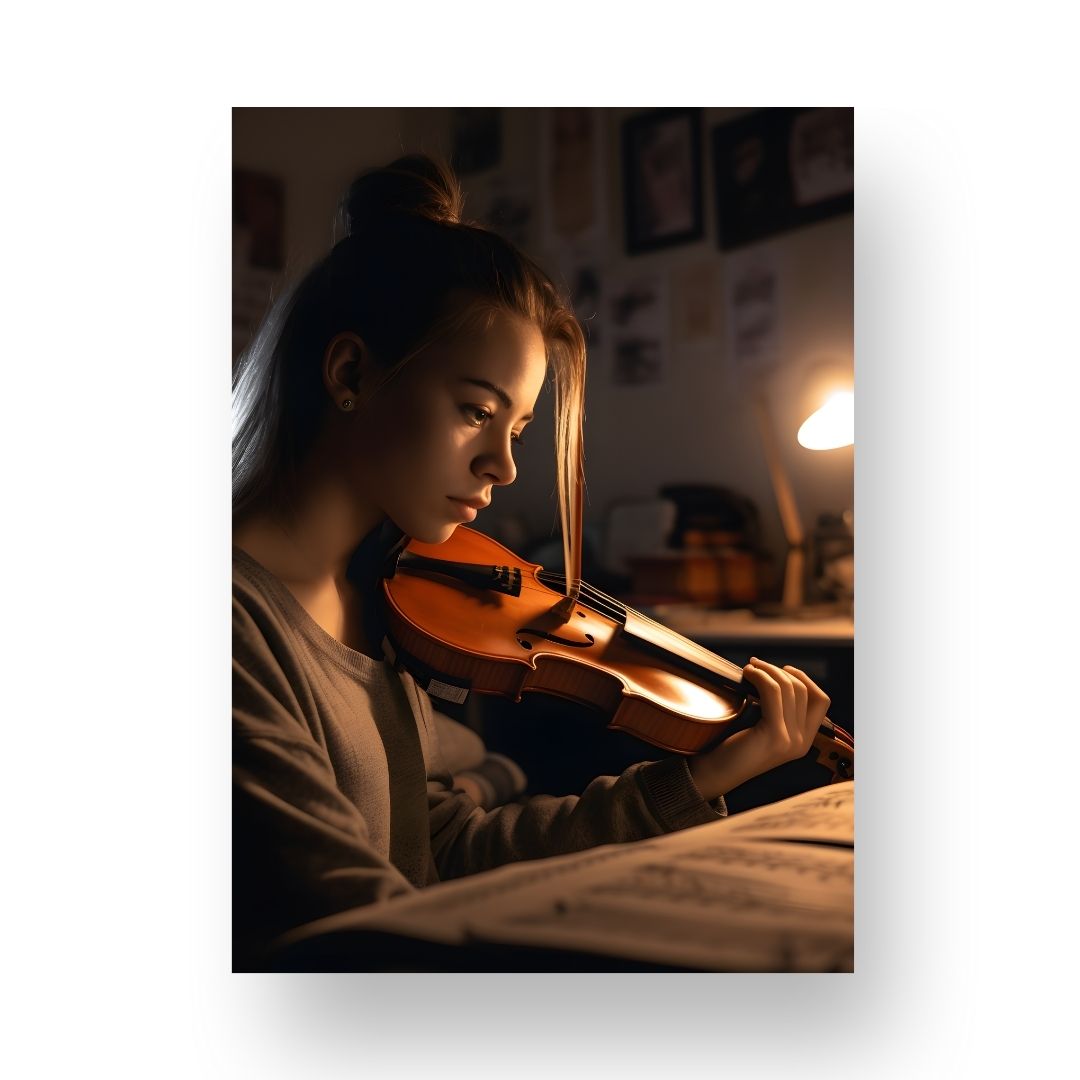 Violin Poster - Realistic 2