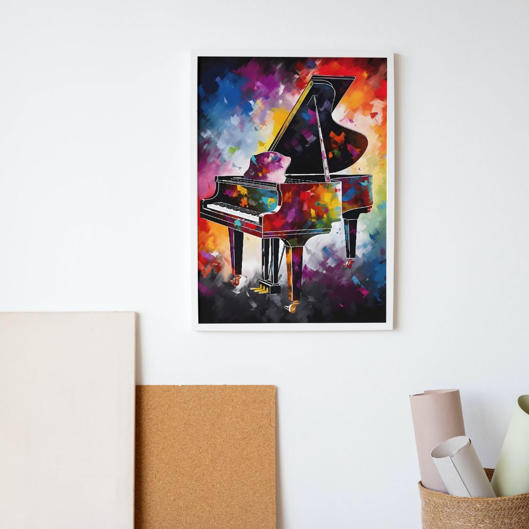 Piano Poster - Abstract 6