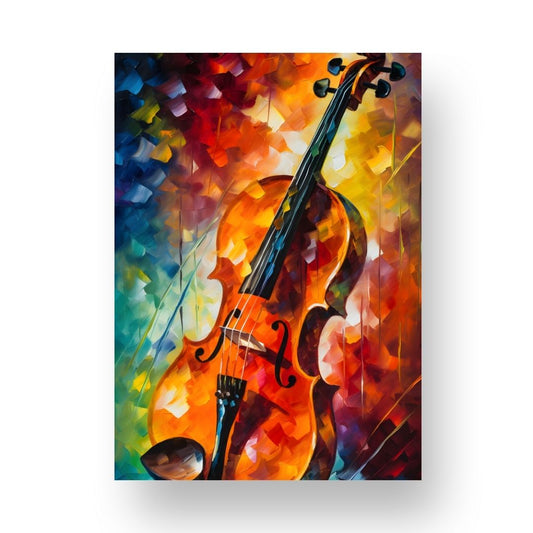 Violin Poster - Abstract 3