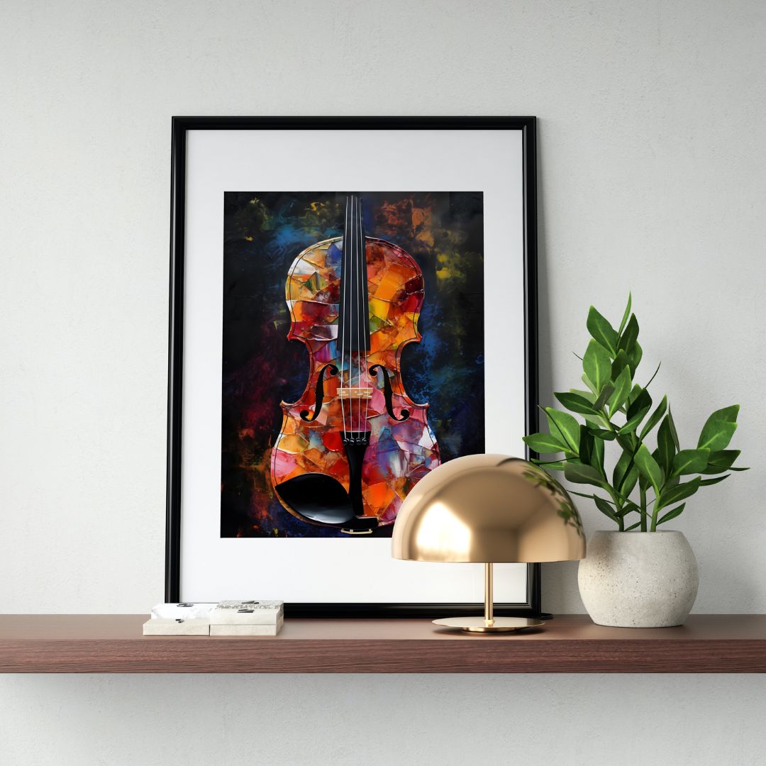 Violin Poster - Abstract 5