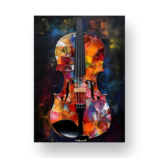 Violin Poster - Abstract 5