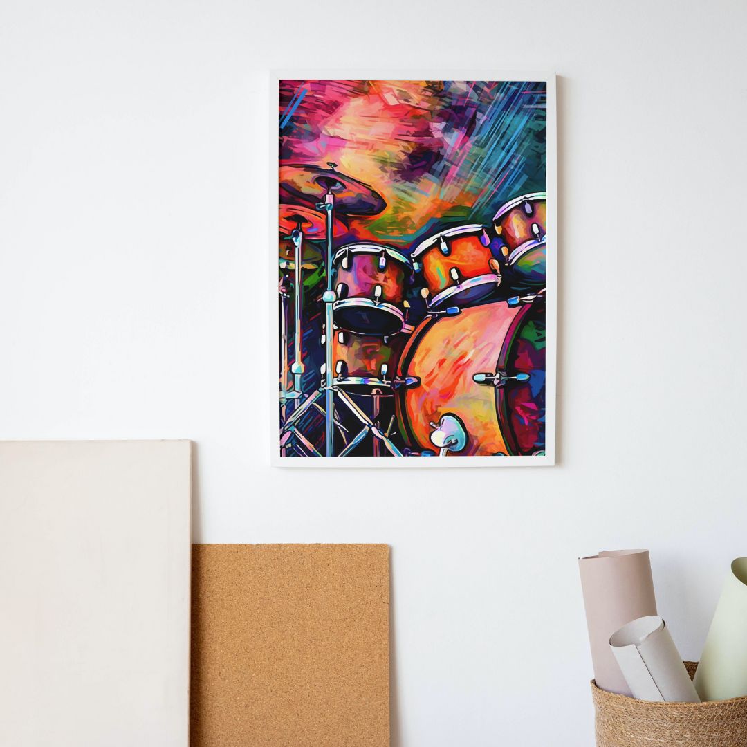 Drums Poster - Abstract 6