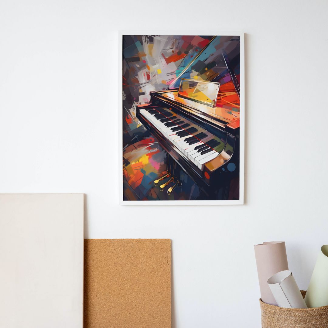 Piano Poster - Abstract 3