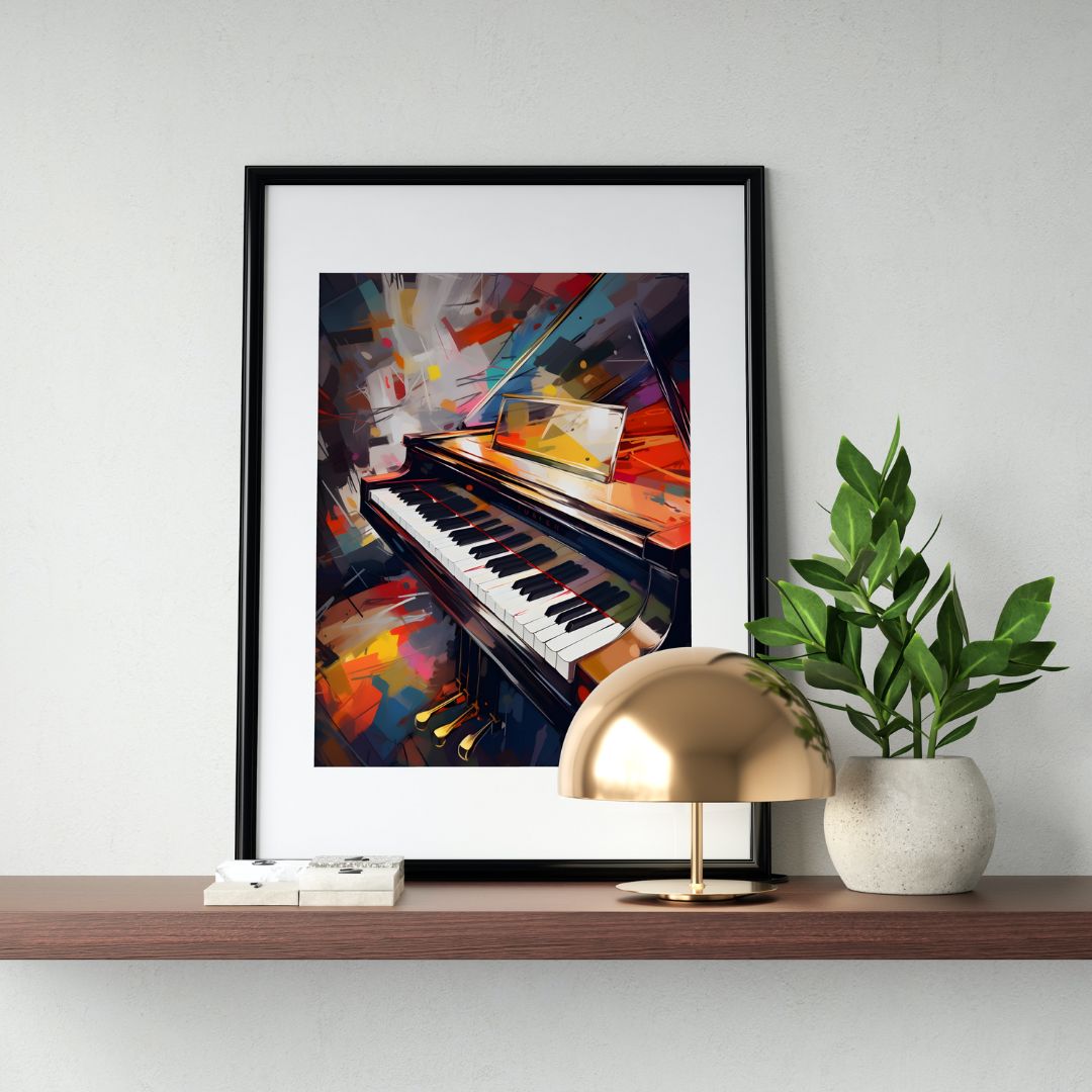 Piano Poster - Abstract 3