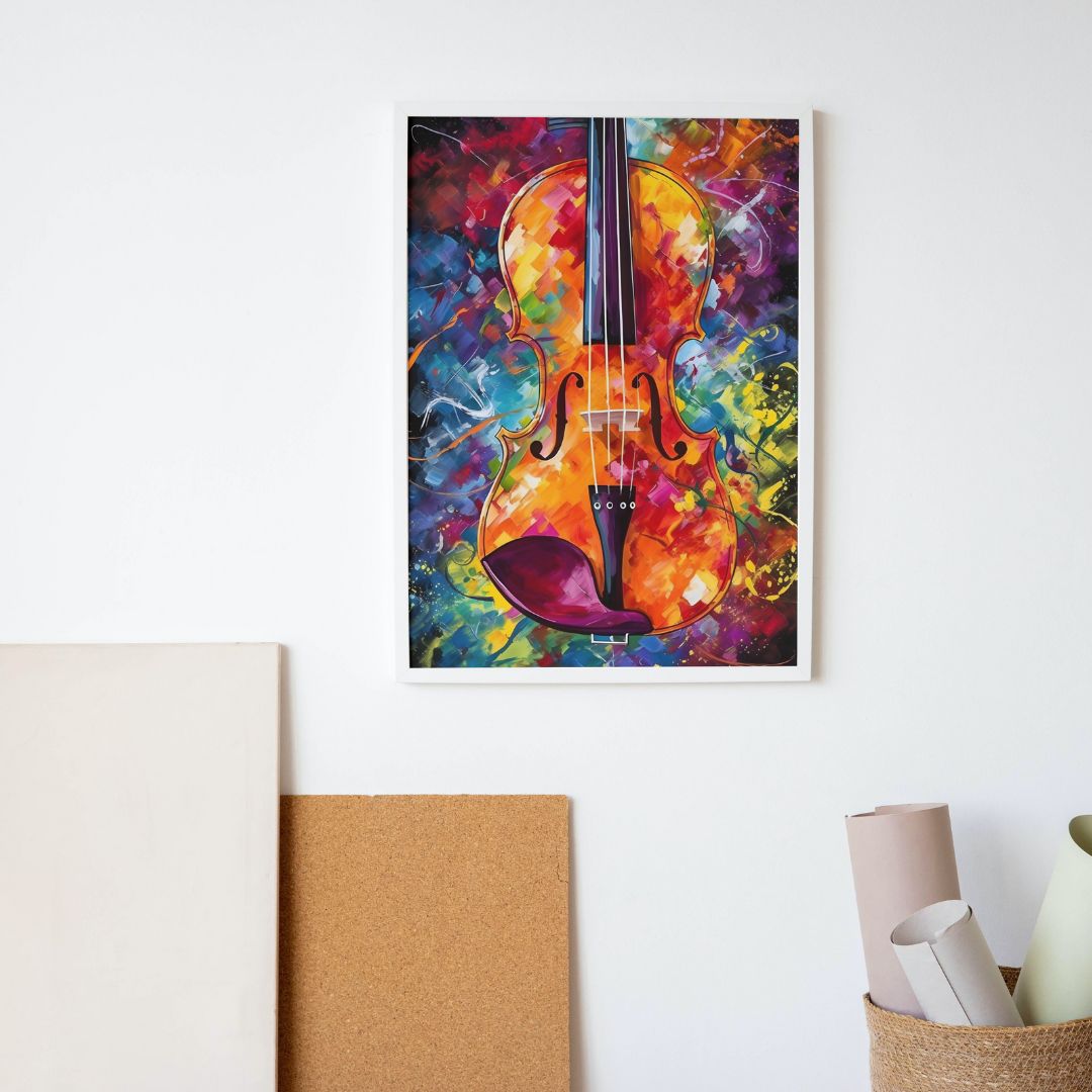 Violin Poster - Abstract 6