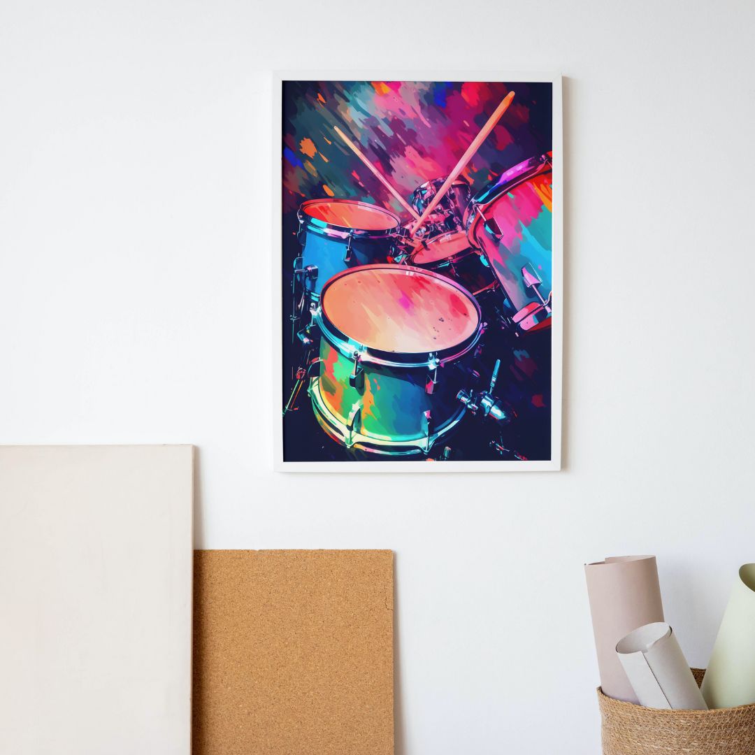 Drums Poster - Abstract 8