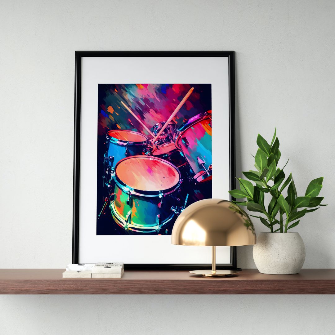 Drums Poster - Abstract 8