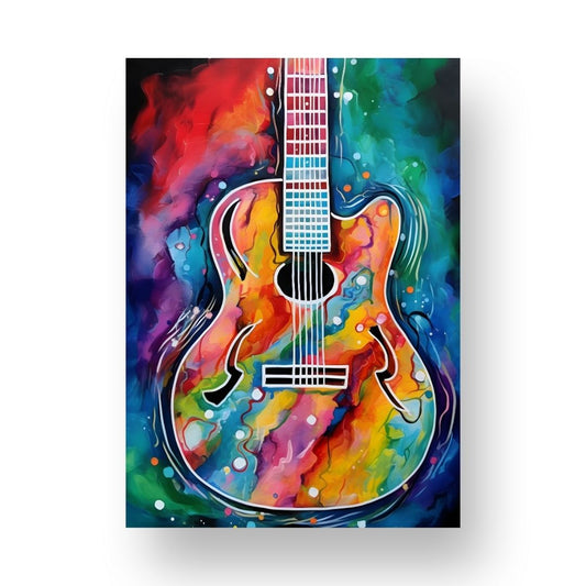 Guitar Poster - Abstract 8