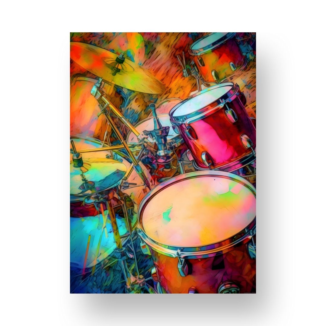 Drums Poster - Abstract 7