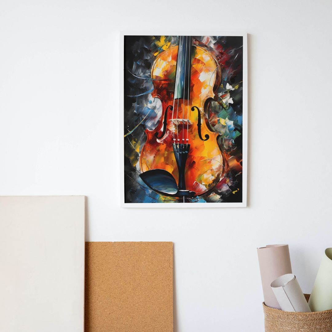 Violin Poster - Abstract 8