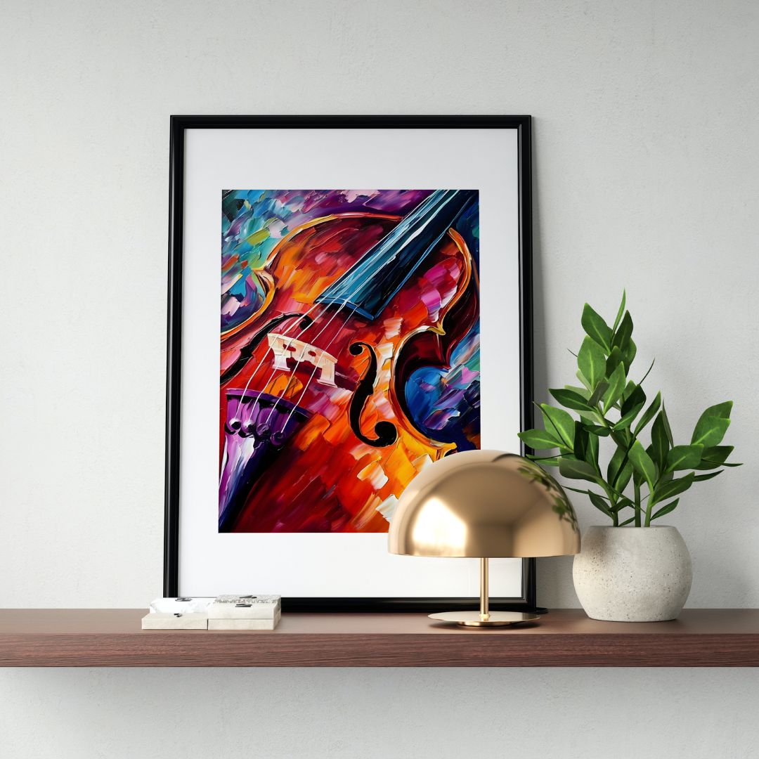 Violin Poster - Abstract 7