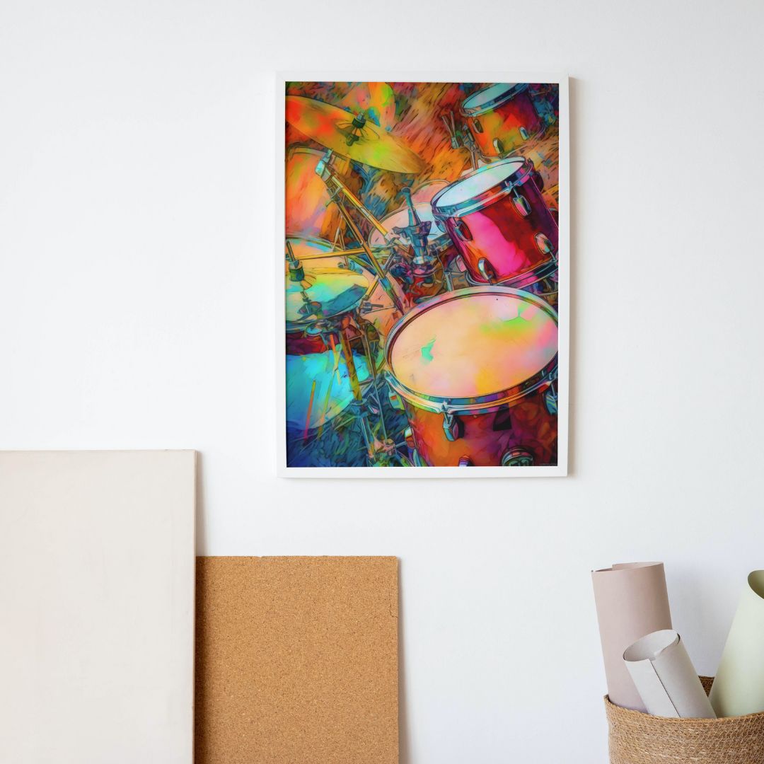 Drums Poster - Abstract 7