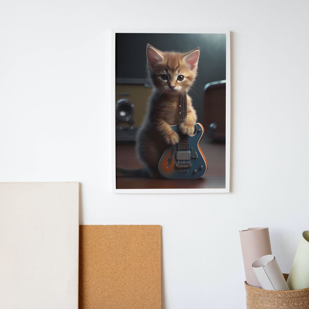 Guitar Poster - Animal 1