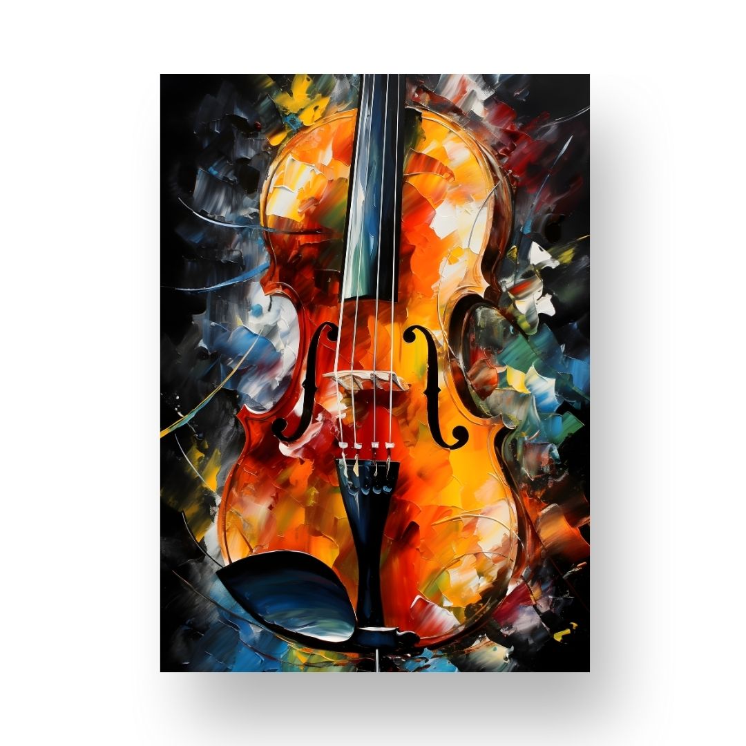 Violin Poster - Abstract 8