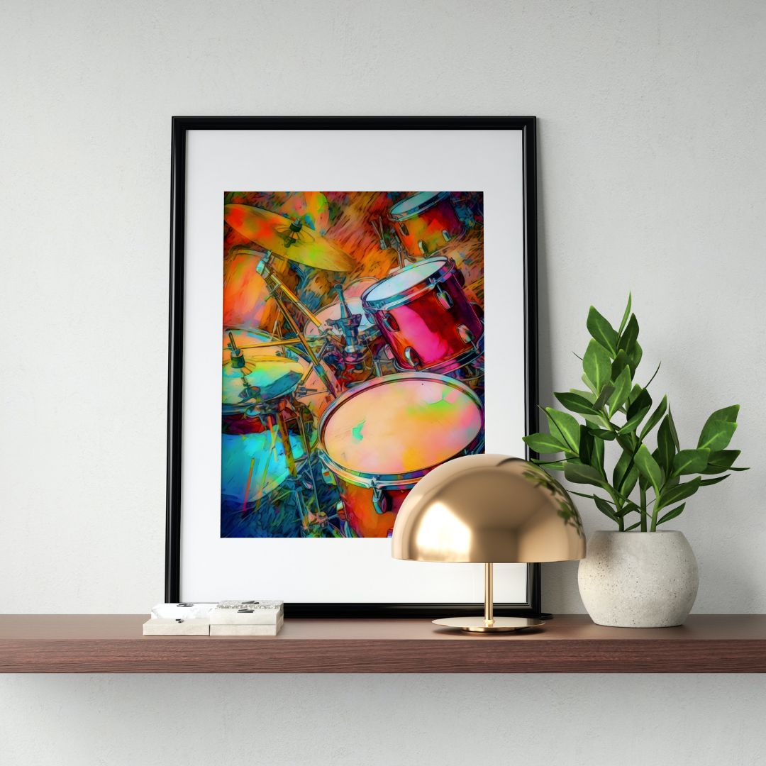 Drums Poster - Abstract 7